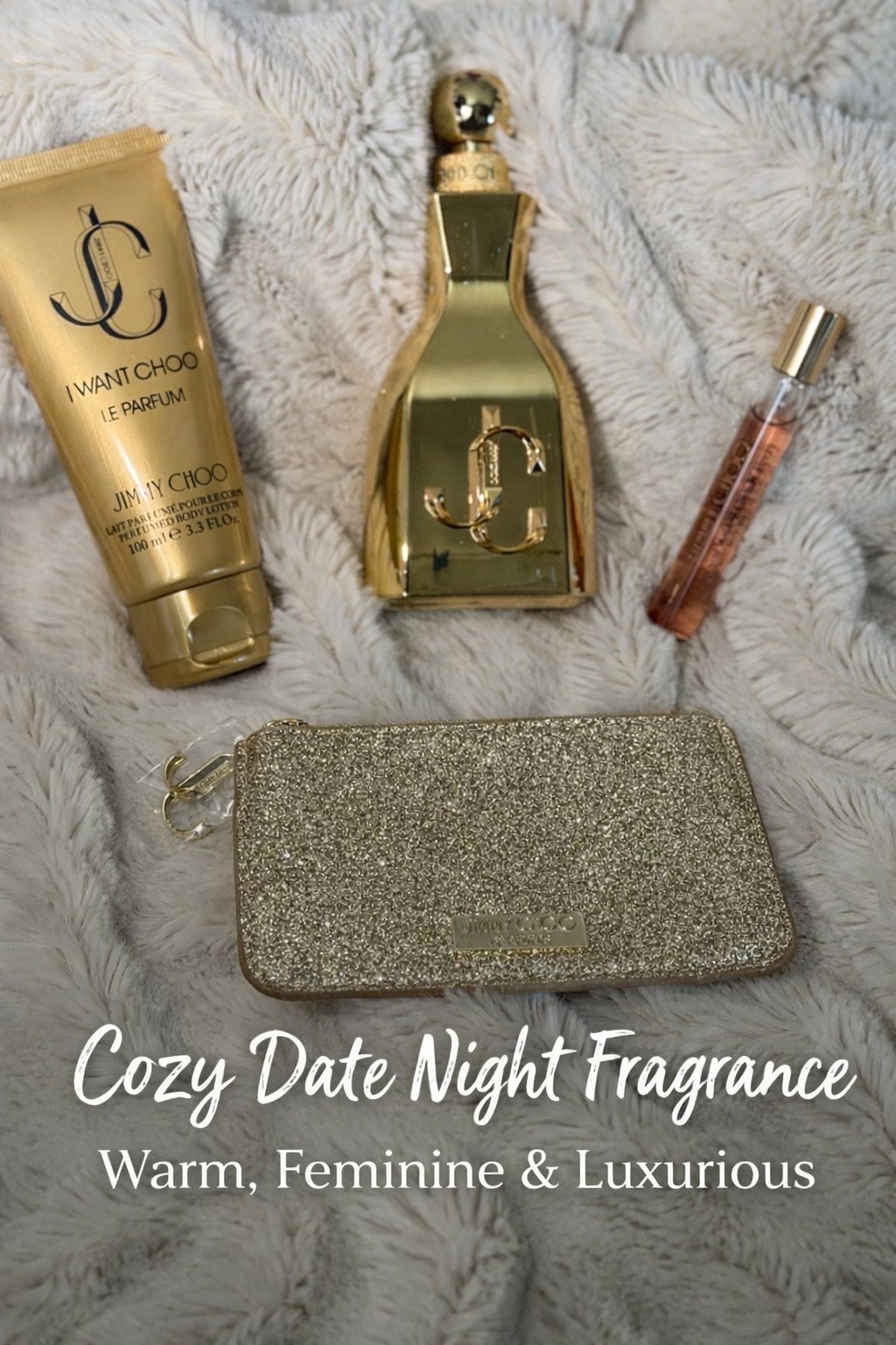 This cozy date night fragrance is warm, feminine, and so luxurious. I recently received this Jimmy Choo perfume bundle with the matching lotion and travel spray and it’s quickly become my go-to for romantic evenings and soft glam nights.

Perfect for cozy nights in, dinner dates, or when you want to smell rich and elegant.



#LTKselfcare #LTKValentine #LTKBeauty