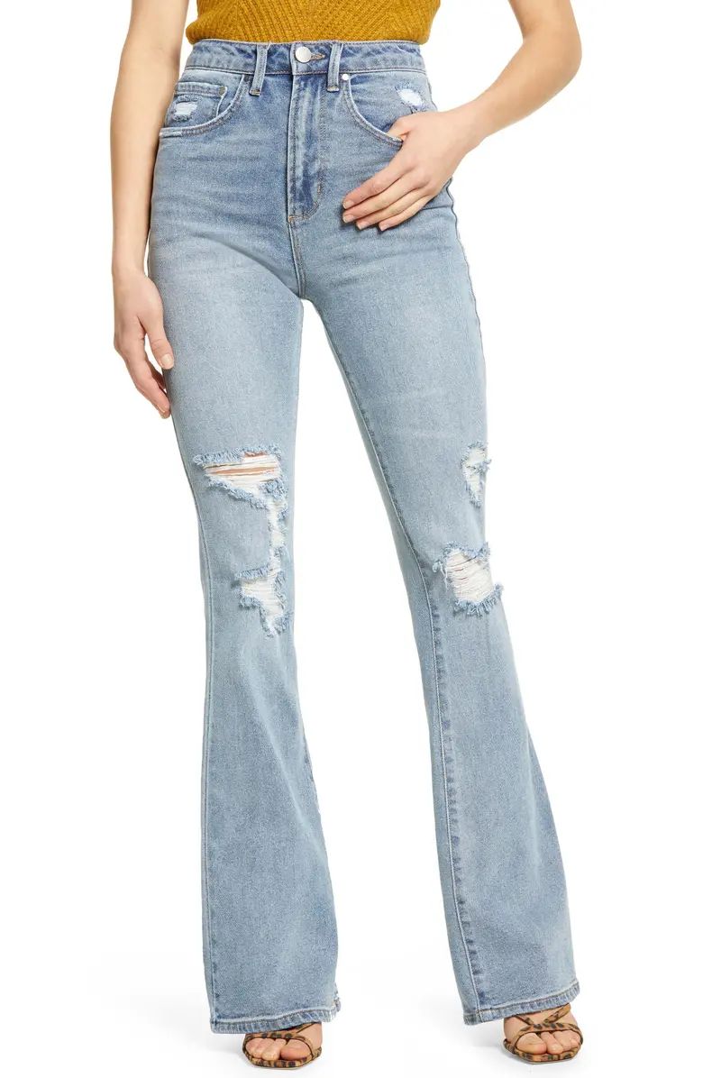Kayne Distressed Flare Jeans | Nordstrom