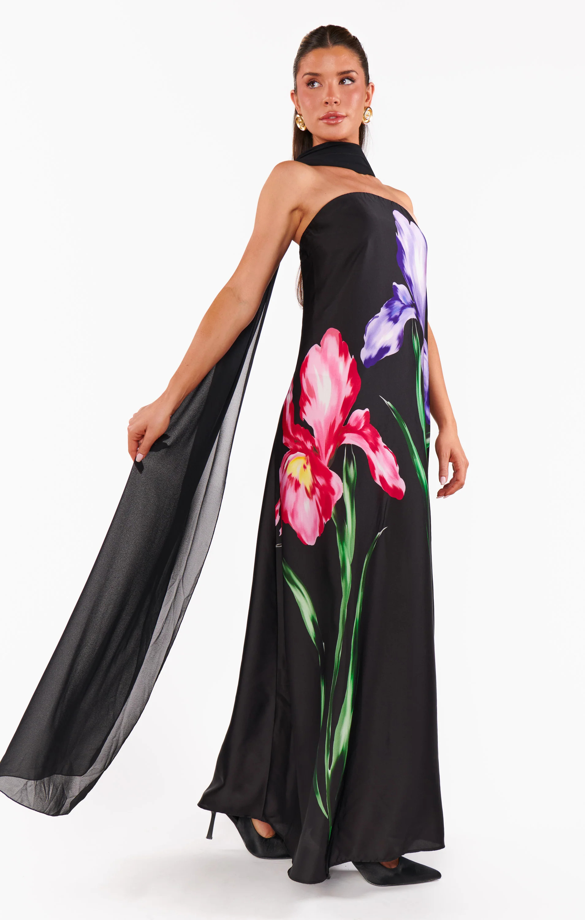 NEW!! Renee Floral Maxi Dress | Glitzy Bella