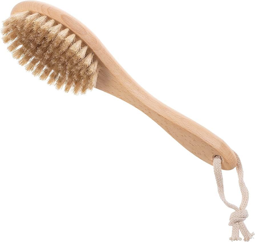Konex Premium Dry Brushing Body Brush - Solid Beech Wood Frame & Dense Natural Boar Bristle Exfol... | Amazon (US)
