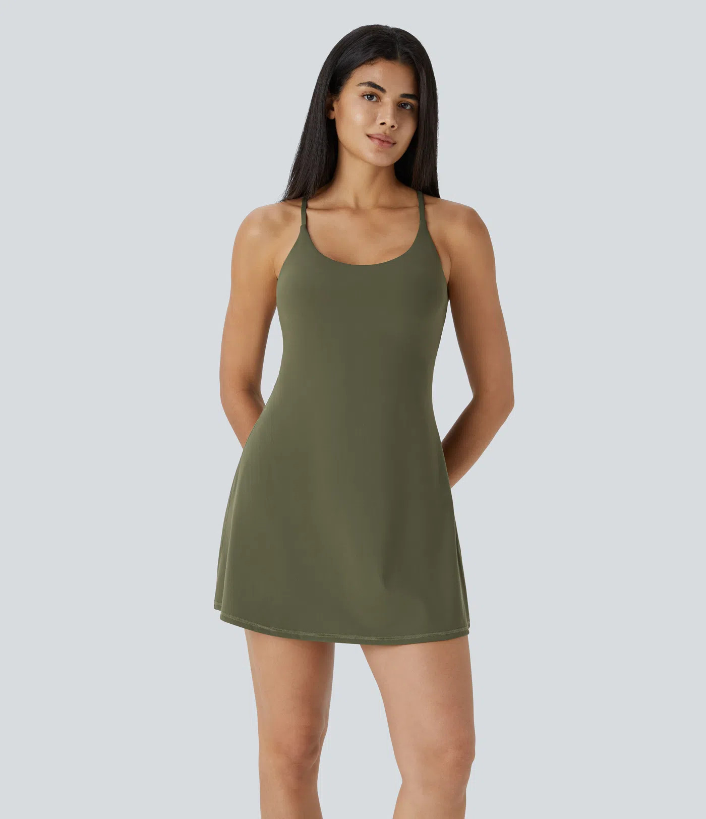 SoftlyZero™ Plush Backless Active Dress | HALARA