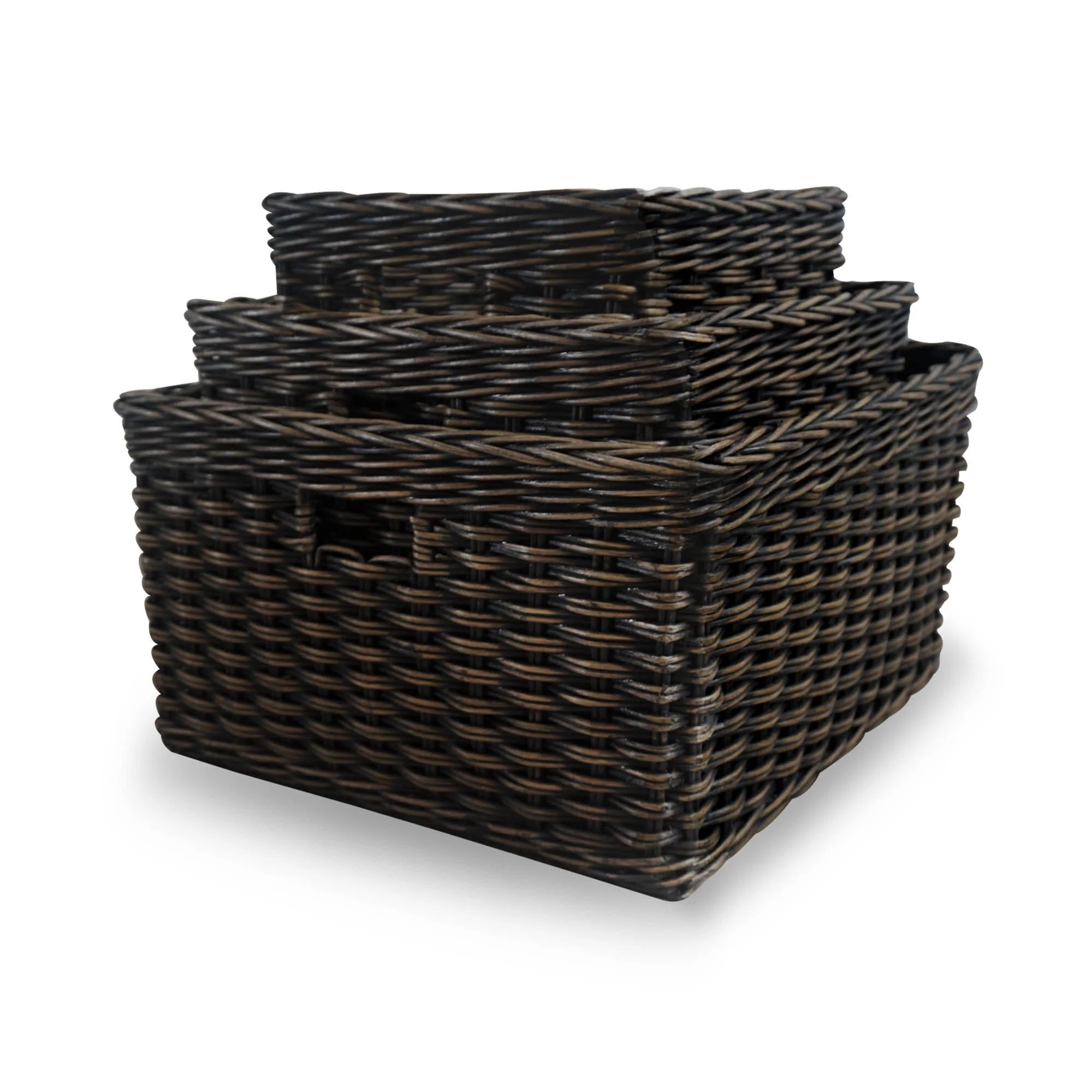Square Deep Wicker Storage Basket | The Basket Lady