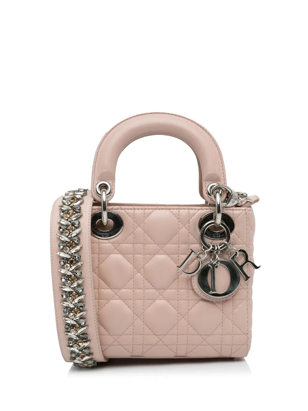 2016 mini Cannage Lady Dior two-way handbag | Farfetch Global