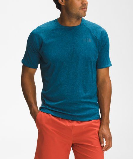 Banff Blue Heather Big Pine Short-Sleeve Crewneck Tee - Men | Zulily