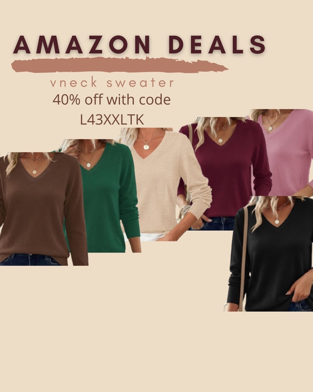 $12 ends 8/16

Amazon fashion
Amazon deals
Vneck sweater
Workwear
Teacher outfit

#LTKSaleAlert