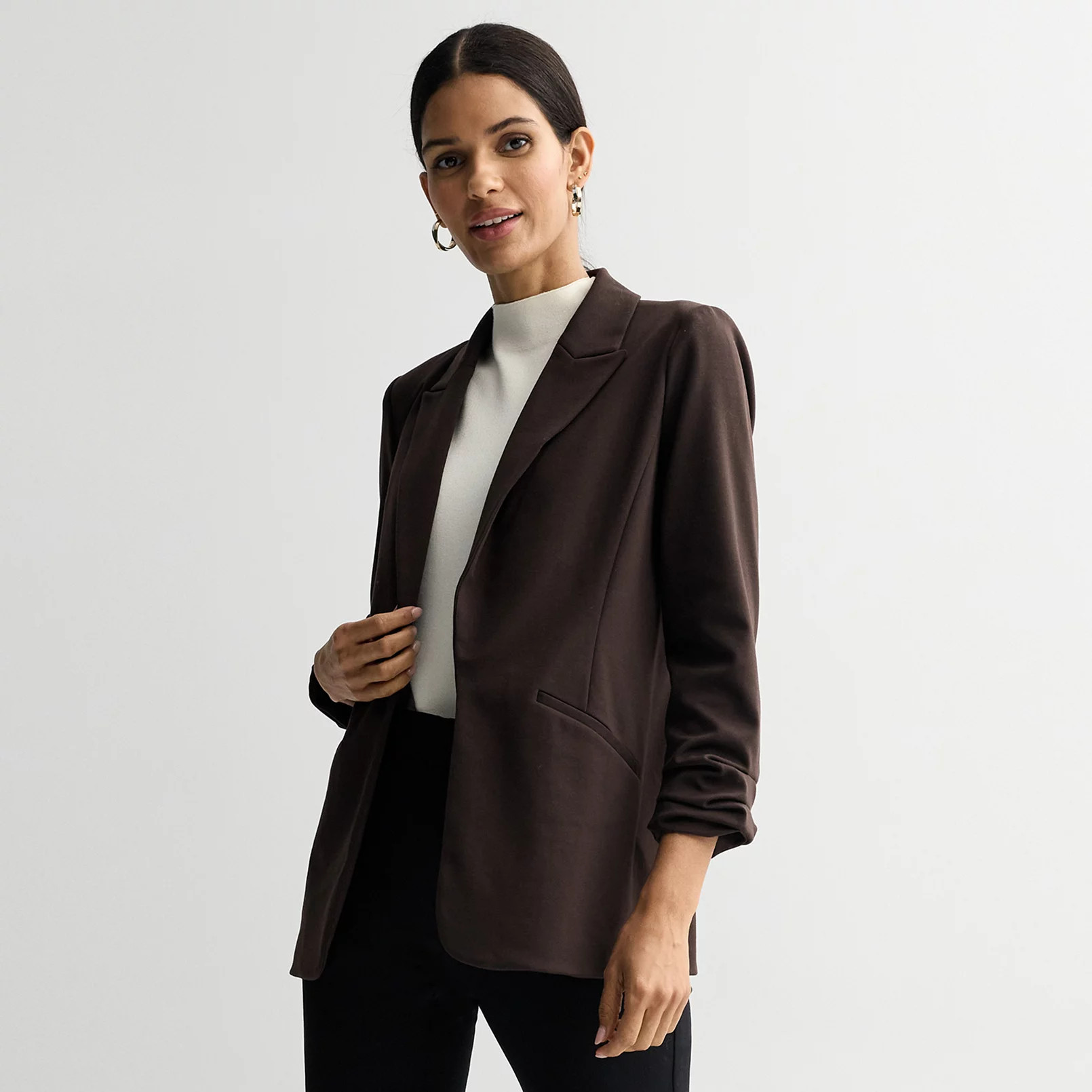 Women's Nine West Knit Closureless Blazer | Kohl's