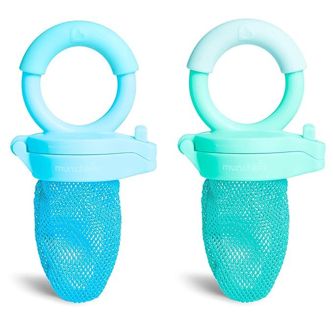 Munchkin Fresh Food Feeder, 2 Count (Pack of 1), Blue/Mint | Amazon (US)