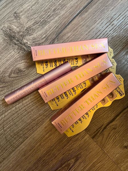Stock up time! Too Faced Better Than Sex Mascara - one of my absolute favorites! I’m wearing it as I type this. :) Now $37 (reg $116) for 4 mascaras!! Plus an extra $10 off with code HSN2024 making it just $27!

#TooFaced #bts

#LTKbeauty #LTKfindsunder50 #LTKsalealert