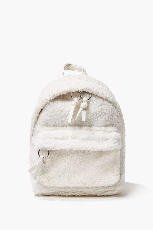 Faux Shearling Zippered Backpack | Forever 21 | Forever 21 (US)