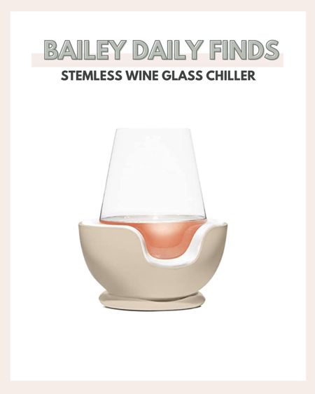 These stemless wine glass chillers are perfect for summer and would be a great Mother's Day gift! 

#LTKSeasonal #LTKunder100 #LTKhome