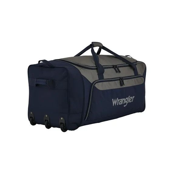 Wrangler 36 inch Collapsible 3 Wheel Rolling Locker Duffel, Navy | Walmart (US)