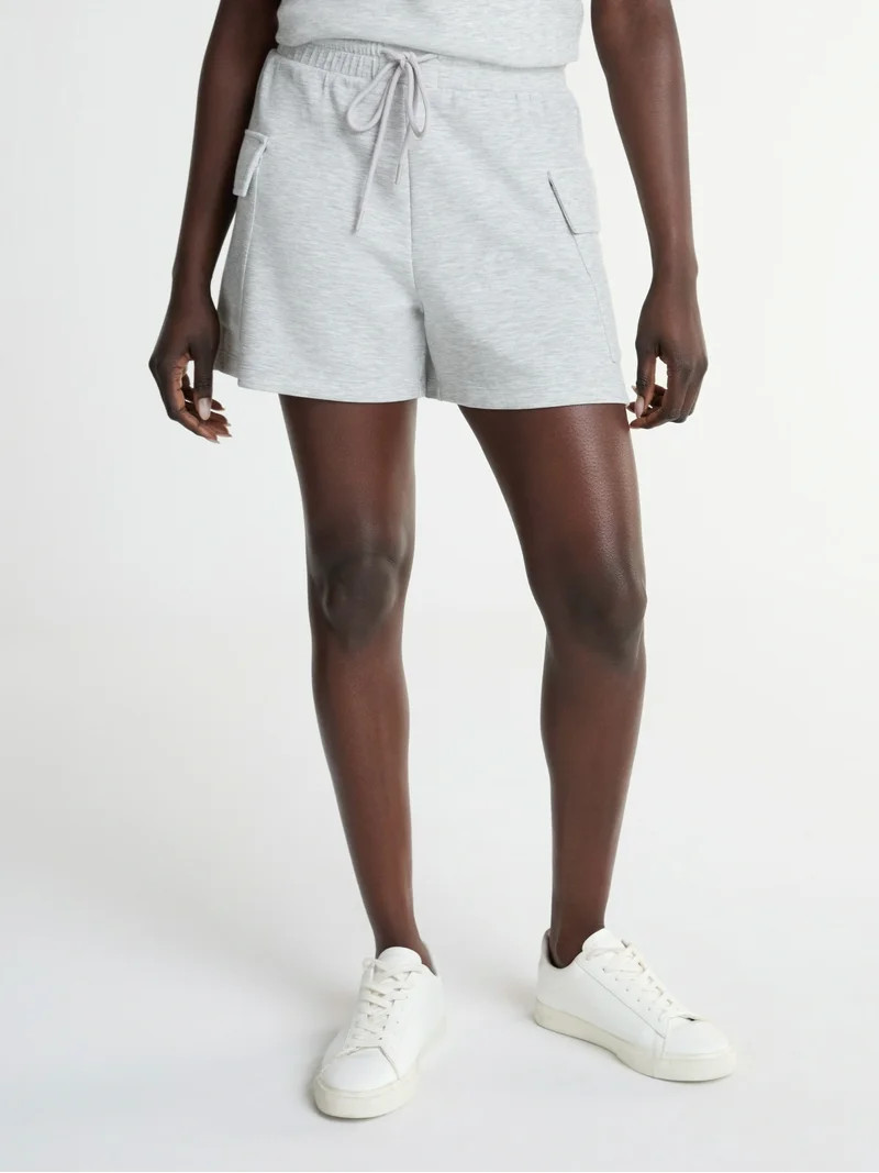 Scoop Women's and Women's Plus Ultimate ScubaKnit Cargo Shorts, Sizes XS-4X | Walmart (US)