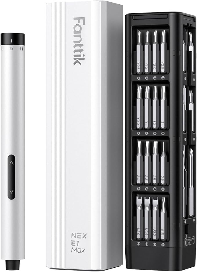 Fanttik E1 Max Electric Screwdriver, Mini Precision Screwdriver Set, 50 Magnetic Bits, Magnetic S... | Amazon (US)