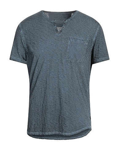 JOHN VARVATOS  | Slate blue Men‘s T-shirt  | YOOX | YOOX (US)