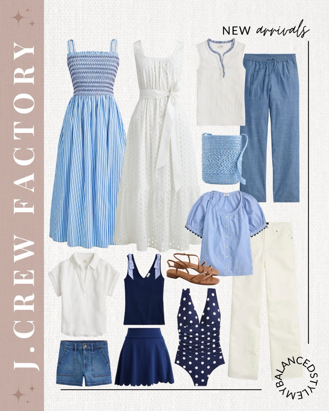 J.Crew factory new arrivals

Women’s summer fashion
Casual summer outfit ideas
Vacation ready outfits
Effortless everyday style
Summer dresses and sets
Beach to dinner looks
Lightweight neutral outfits
Trendy summer accessories
Chic warm weather fashion

#LTKootd #LTKSeasonal