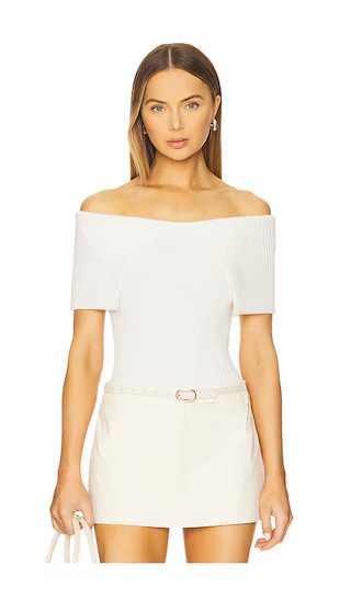 NAADAM Luxe Cotton Silk Top in Ivory. - size L | Revolve Clothing (Global)