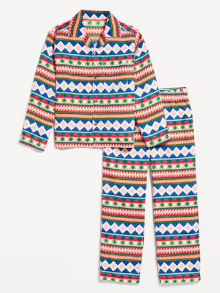 Gender-Neutral Printed Pajama Set for Kids | Old Navy (US)