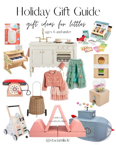 Holiday gift guide for littles. 
These are my best gift picks for kids ages 6 and under. Perfect for imaginary and pretend play, wooden toys, and dress up 

#LTKGiftGuide #LTKHoliday #LTKSeasonal