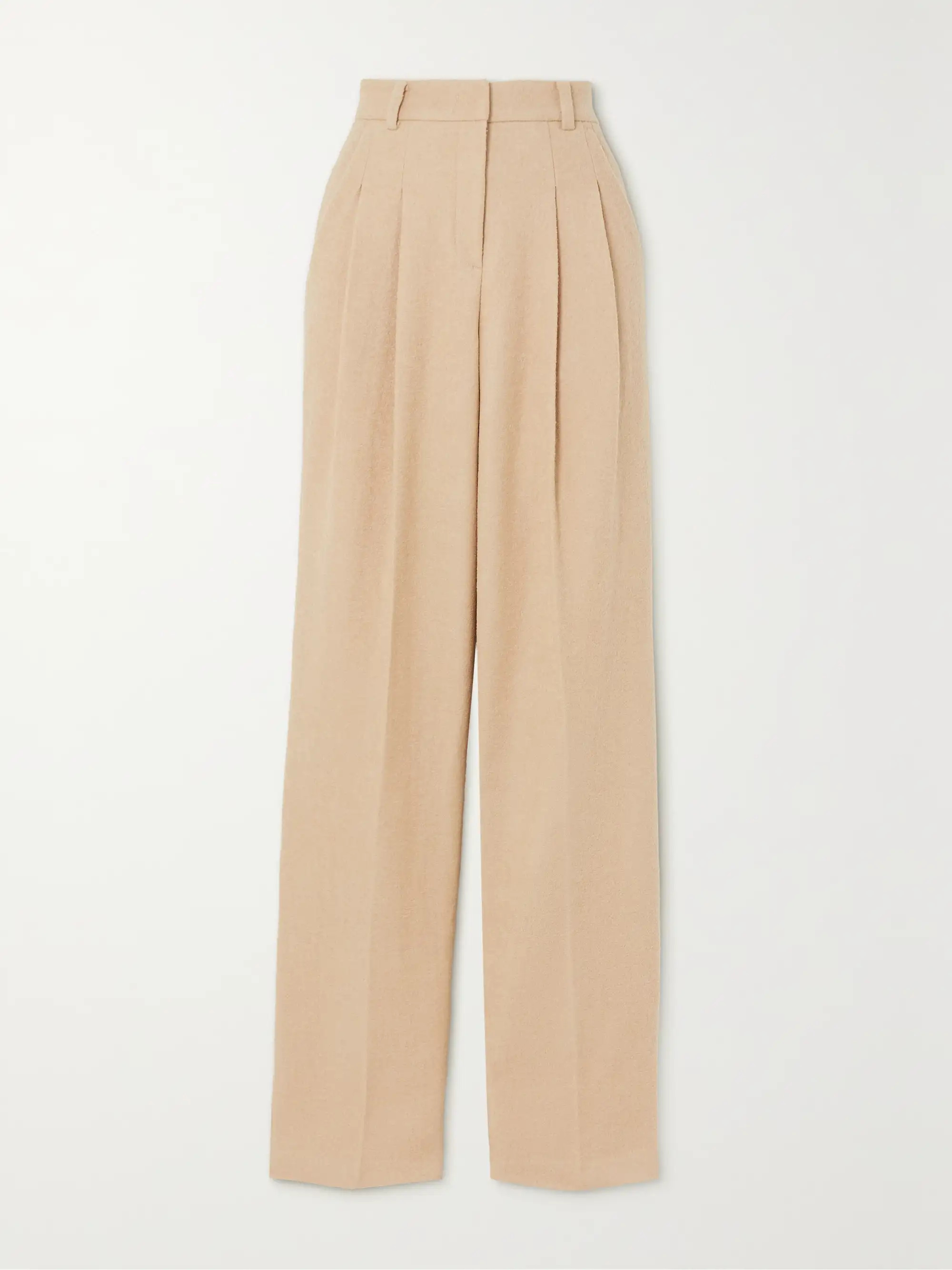 Layton pleated wool-blend straight-leg pants | NET-A-PORTER (US)
