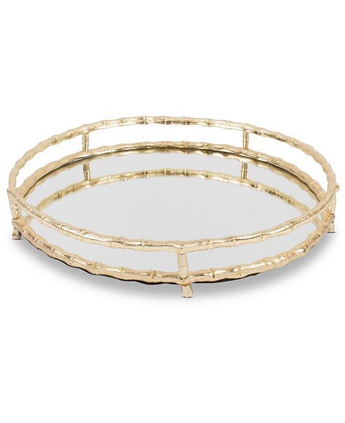 Round Bamboo Vanity Tray | Macys (US)
