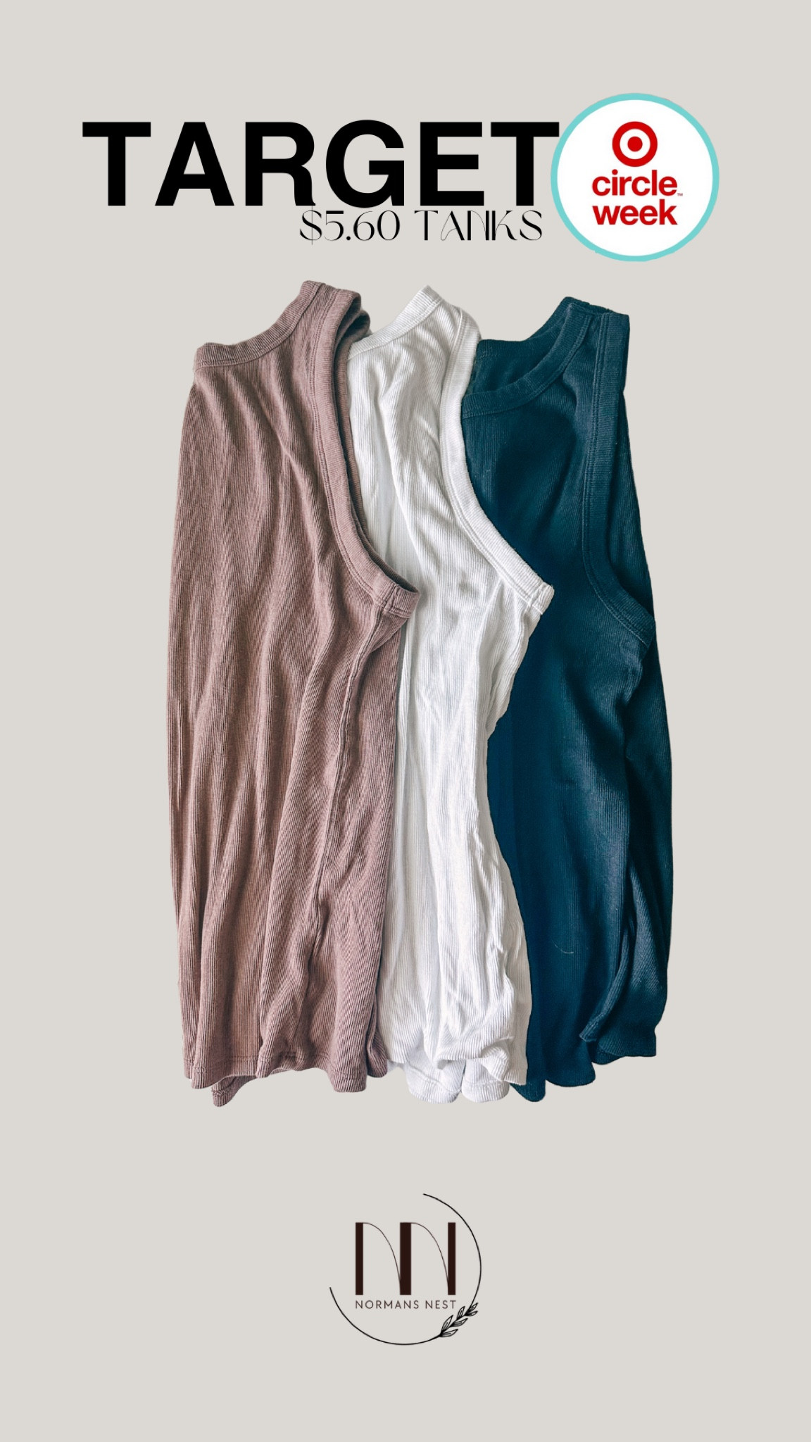 Target Circle Week starts today! Everyone’s favorite ribbed high neck tank is marked down to $5.60. I wear these constantly!

#LTKSaleAlert #LTKMidsize #LTKSummerSales