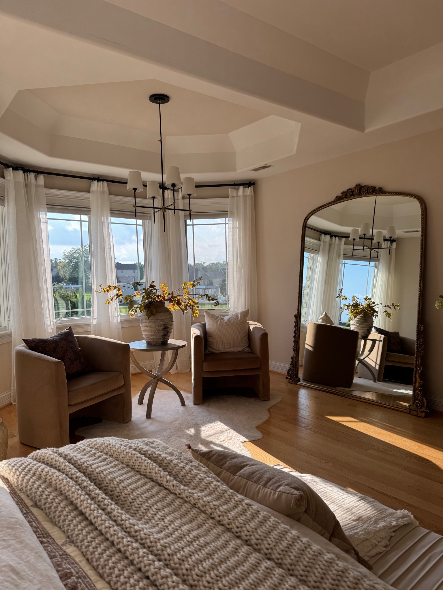 Sitting room area in our bedroom! Love this view so much 🍂

Neutral home, fall bedroom, fall home, mirror, floor mirror, anthropologie, accent chair, side table, target, target style, wayfair, mcgee and co, home, home inspo, decor, bedding, bedroom, cozy home, 

#LTKSaleAlert #LTKSeasonal #LTKHome