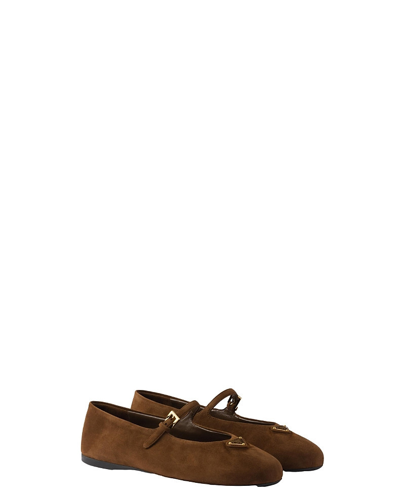 Prada Women's Suede Ballerinas | Bloomingdale's (US)