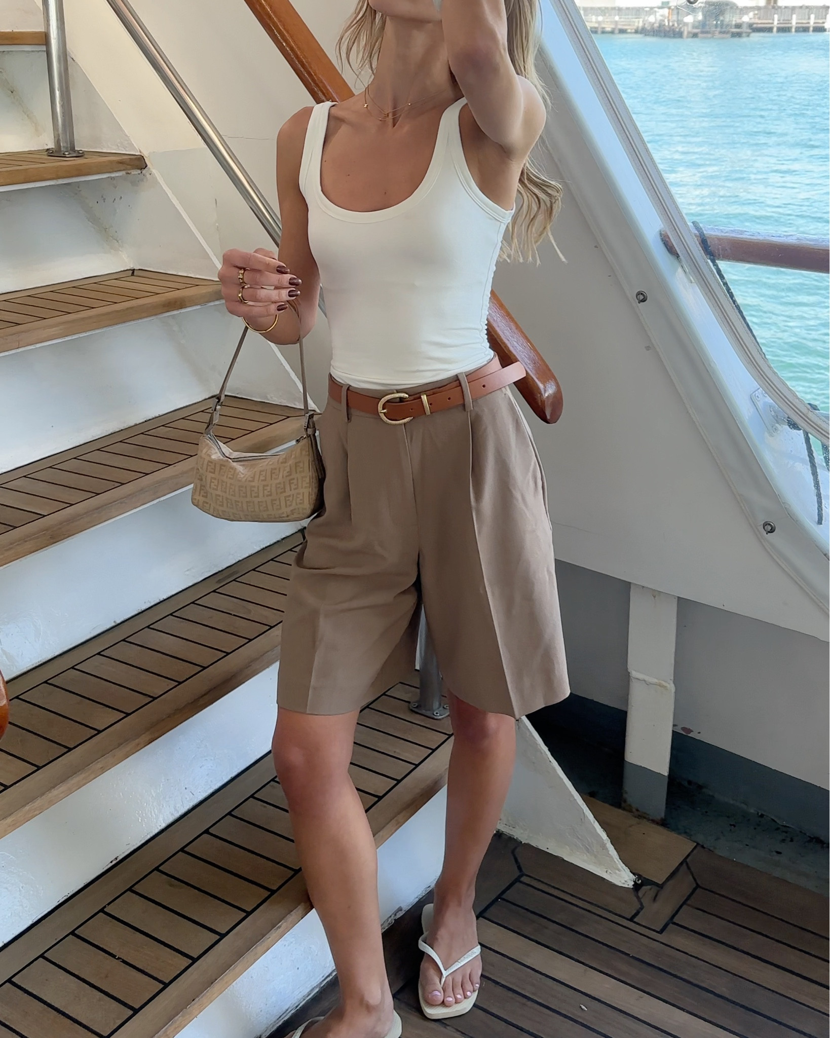Comfort!!! 
I wear a size XS in the shorts and XS in the top. I could go smaller in the top I think now that they have XXS. 

Super comfortable outfit. Love the colour of these shorts 

#LTKpetite #LTKsummer #LTKstyletip