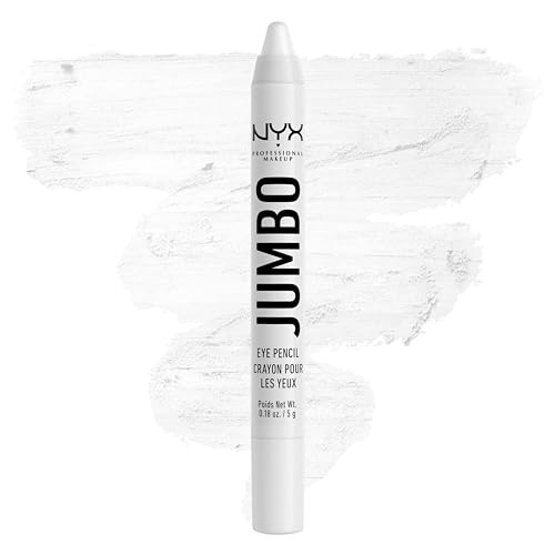 NYX Professional Makeup Jumbo Eye Pencil, Highly Pigmented & Blendable Color, Versatile Stick Format, Use as an Eyeliner, Shadow and Highlighter Pencil, Vegan Formula, Milk, 0.18 Ounce | Amazon (CA)