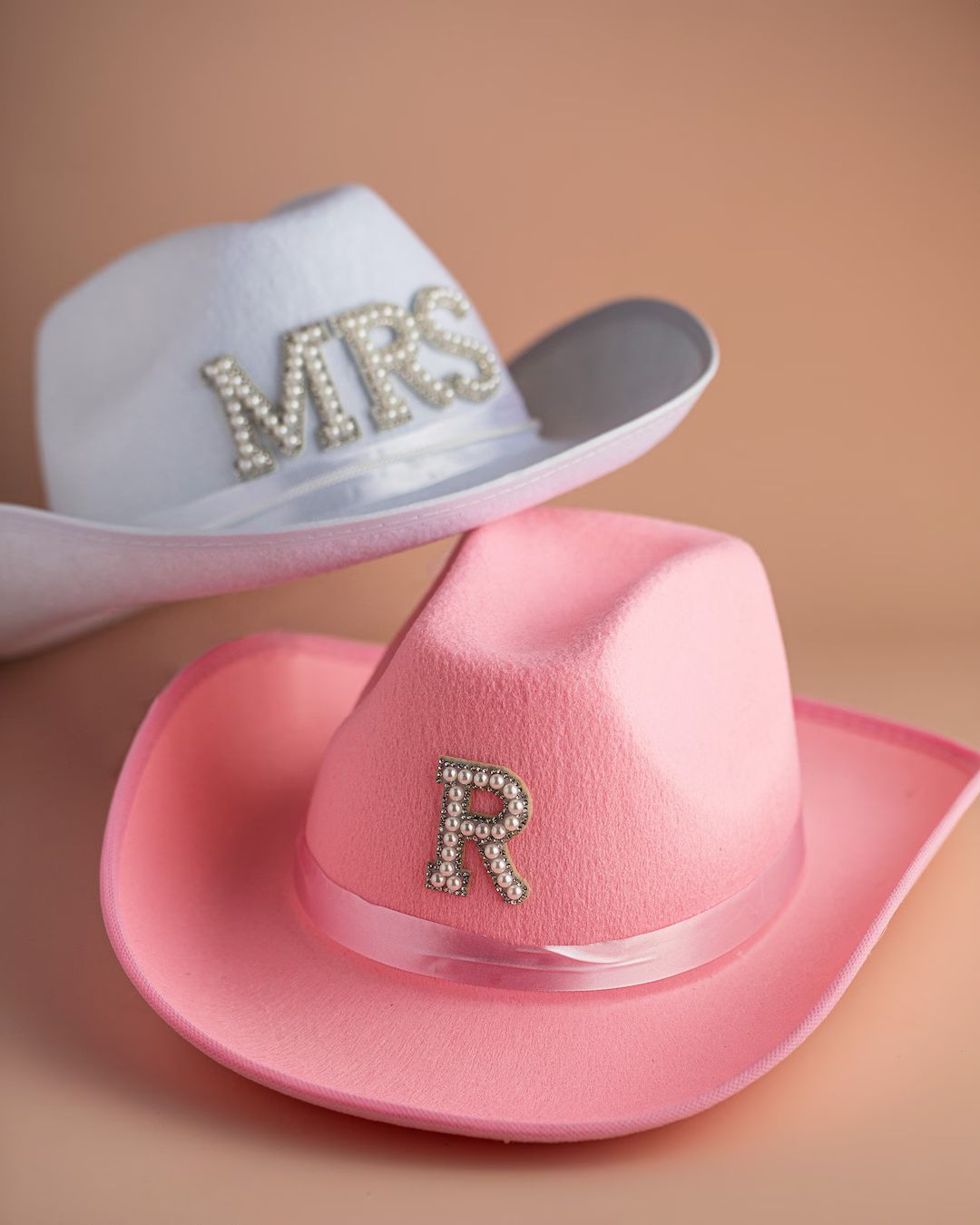 Bride Hat, Bridal Shower Hat, Cowboy Wedding, White Bride Hat MRS Inspired Cowboy Hat Bridal Show... | Etsy (US)