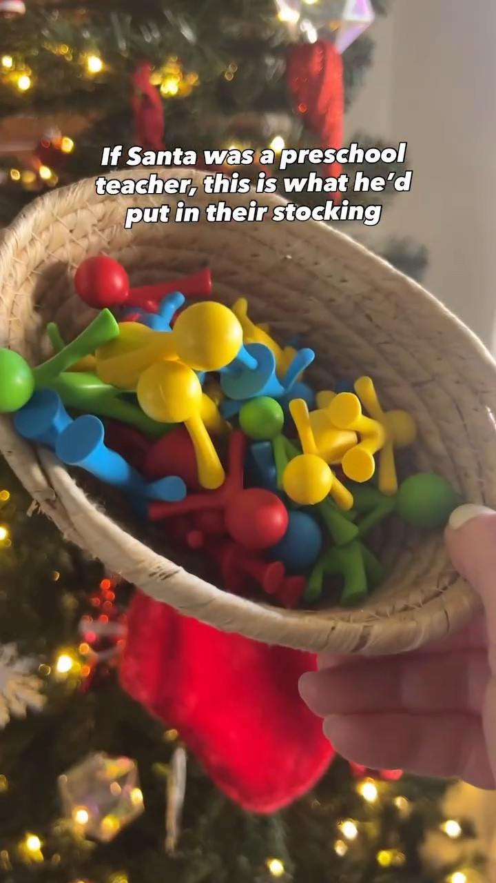 If Santa were a preschool teacher, this is what he’d slip into every kiddo’s stocking. ✨

These little All About Me family counters from @learningresources look simple… but they pack in SO much learning:
• counting + early math
• sorting by color, size, and “family”
• endless pretend play
• language + storytelling
• fine motor practice
• social-emotional conversations (“Who is in your family?”)

Basically: a tiny manipulative with huge play + learning power.

A way better stocking stuffer than another random trinket 😅

#LTKHoliday #LTKKids #LTKGiftGuide
