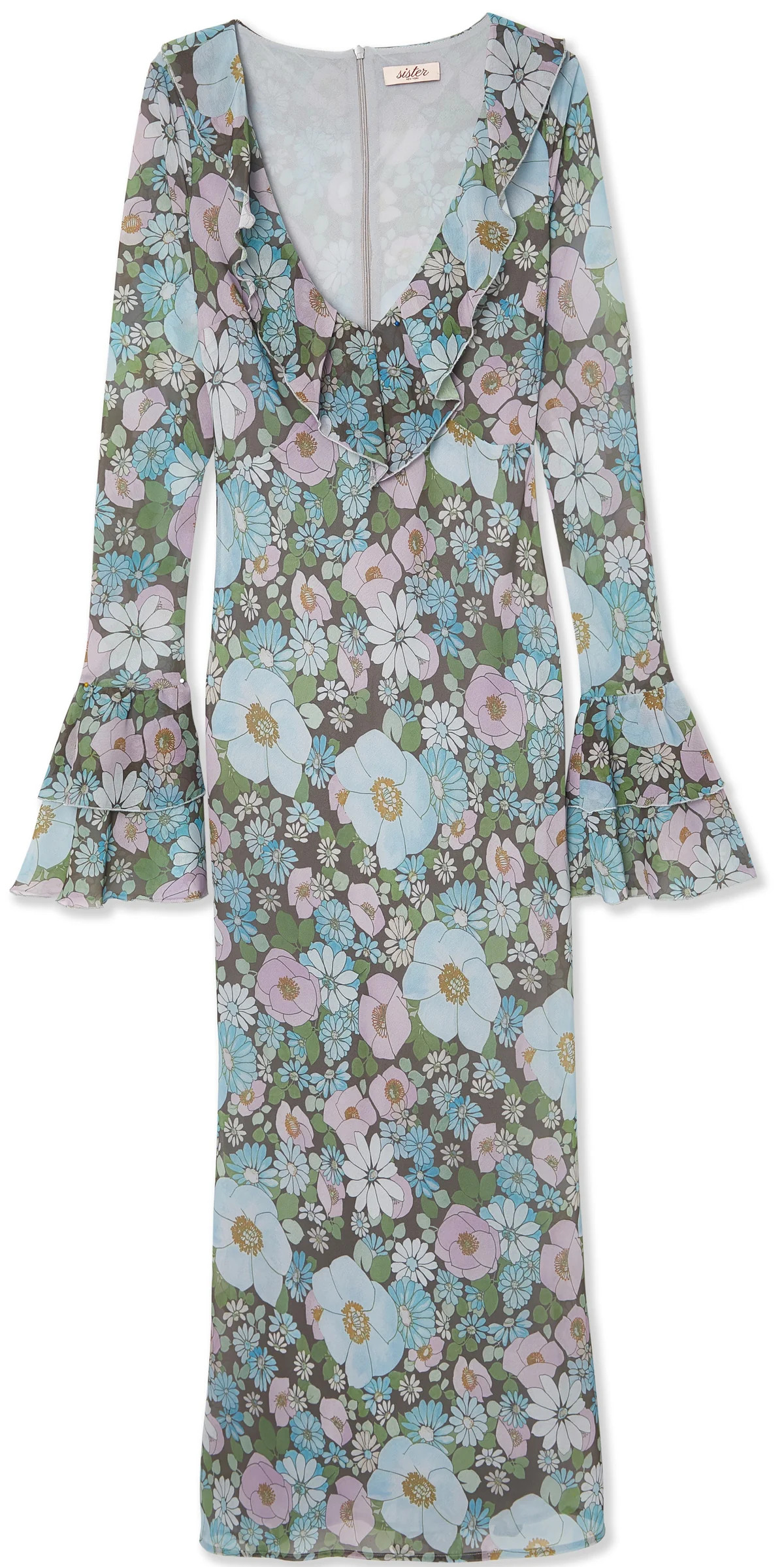 Shellona Dress in Vintage Floral | Over The Moon