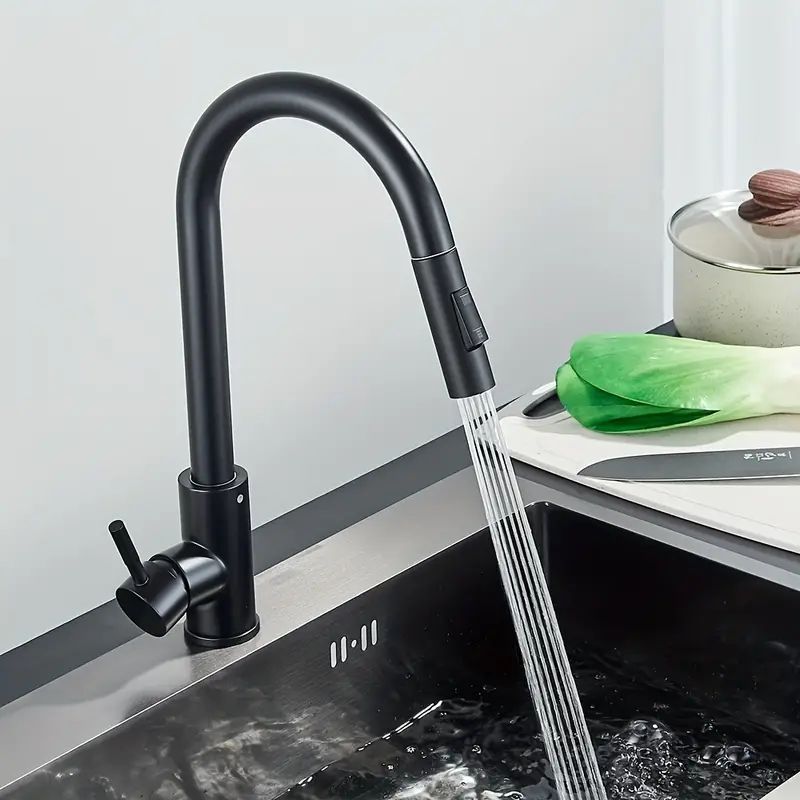 Upgrade Your Kitchen With This Stylish Black Kitchen Faucet - Temu | Temu Affiliate Program