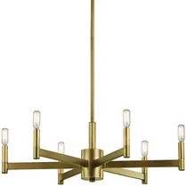 Kichler 43859 Erzo 6 Light 26" Wide Chandelier | Walmart (US)