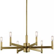 Kichler 43859 Erzo 6 Light 26" Wide Chandelier | Walmart (US)