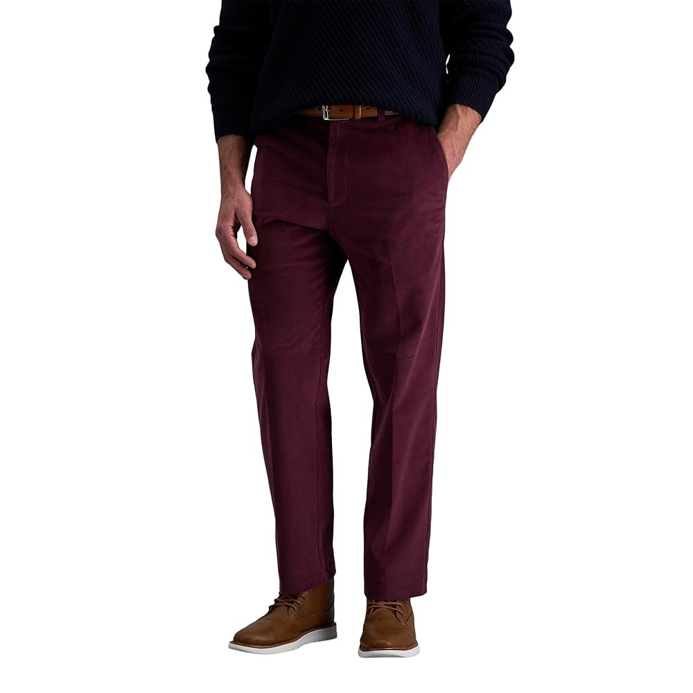 Haggar Men's Classic Fit Stretch Corduroy Pant | Amazon (US)