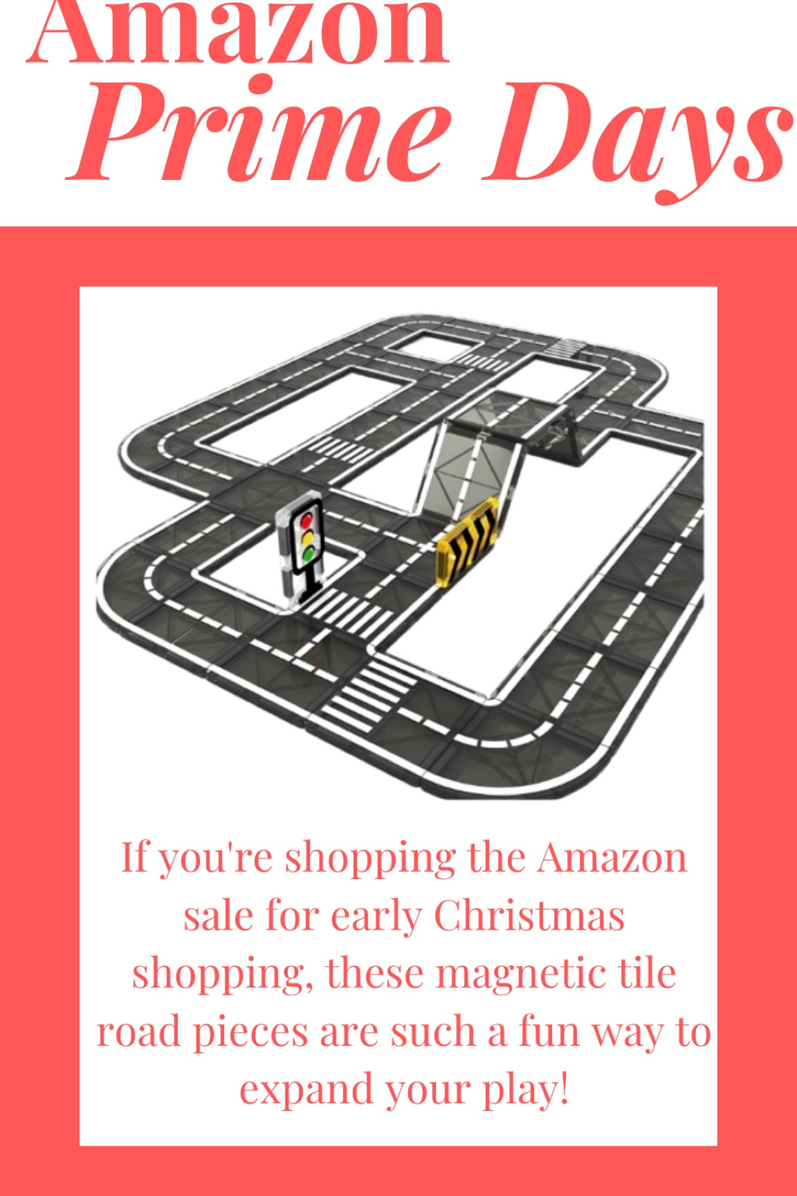 Magnatiles road track is such a fun expansion to add to your magnetic tiles collection! 

#LTKFindsUnder50 #LTKxPrimeDay #LTKKids