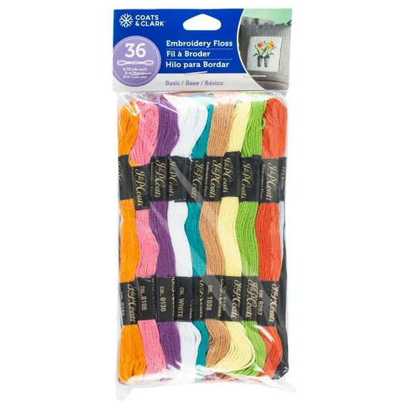 Coats & Clark® Multicolor Embroidery Floss Value Pack, 8.75 Yds | Walmart (US)