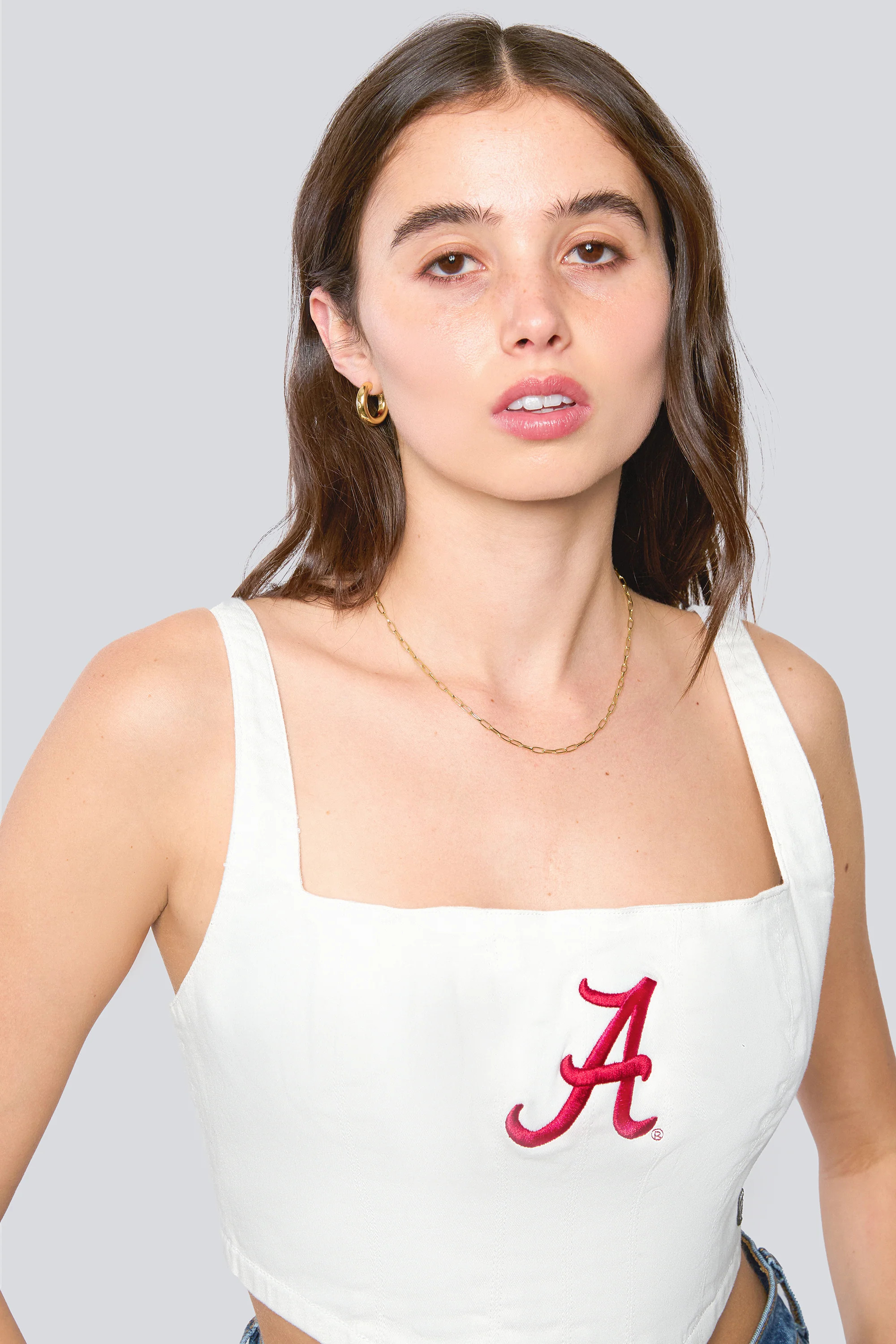 University of Alabama Denim Corset | Hype and Vice