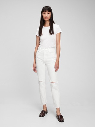 Sky High Rise Cheeky Straight Jeans with Washwell | Gap (CA)