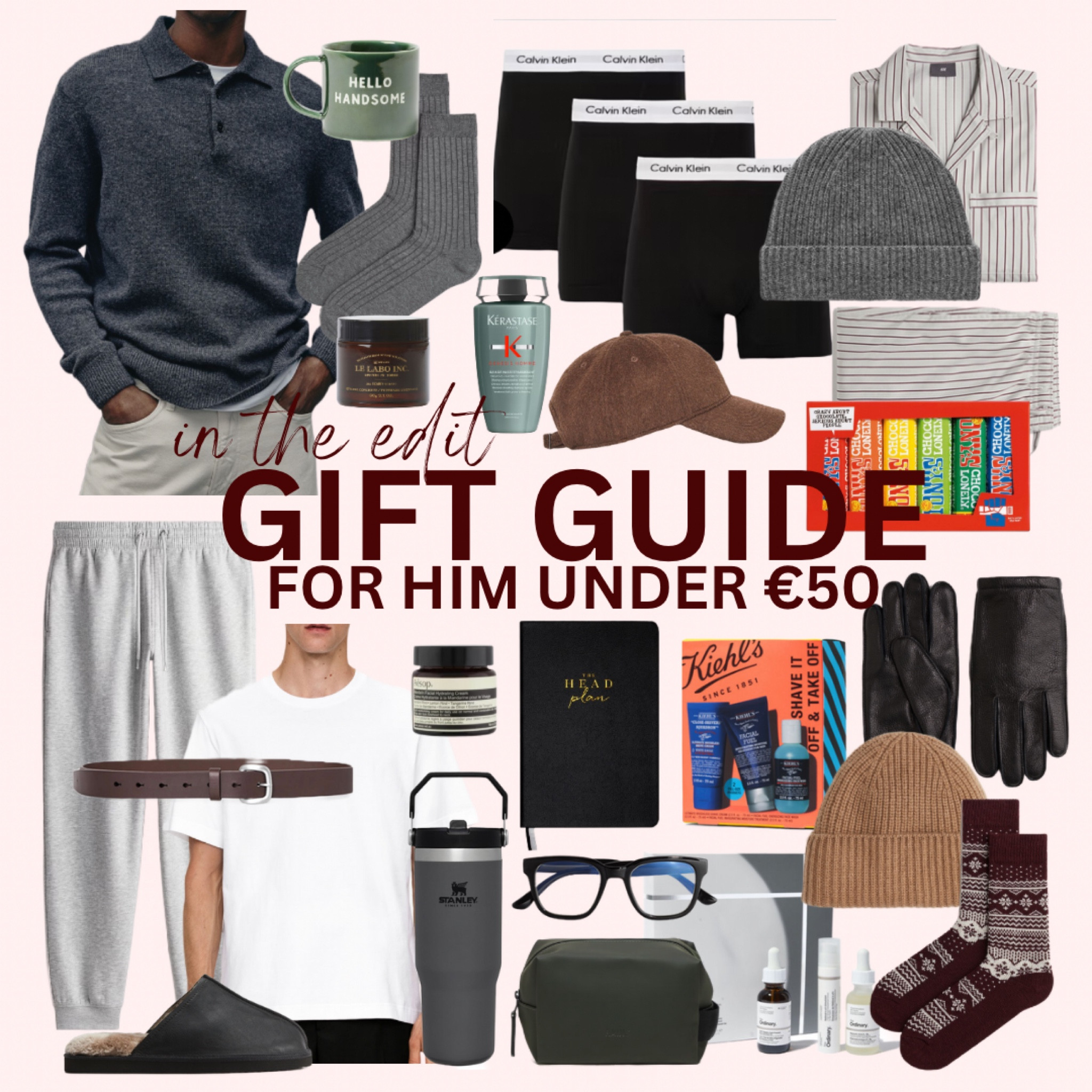 Gift Guide - for him under €50

Men’s gifts 
Stocking fillers 
Christmas gifts for him 

#LTKgiftguide #LTKmens #LTKireland