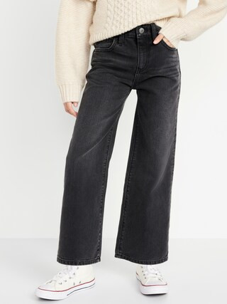 High-Waisted Baggy Wide-Leg Jeans for Girls | Old Navy (CA)
