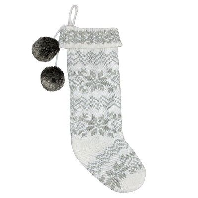 20in Knit Fair Isle Christmas Stocking - Wondershop™ | Target