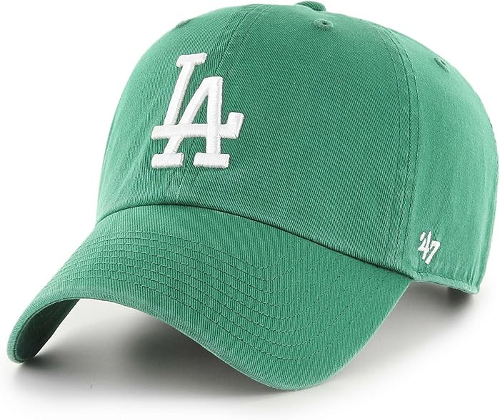 47 Los Angeles Dodgers Olive MLB Ballpark Camo Clean Up Cap | Amazon (US)