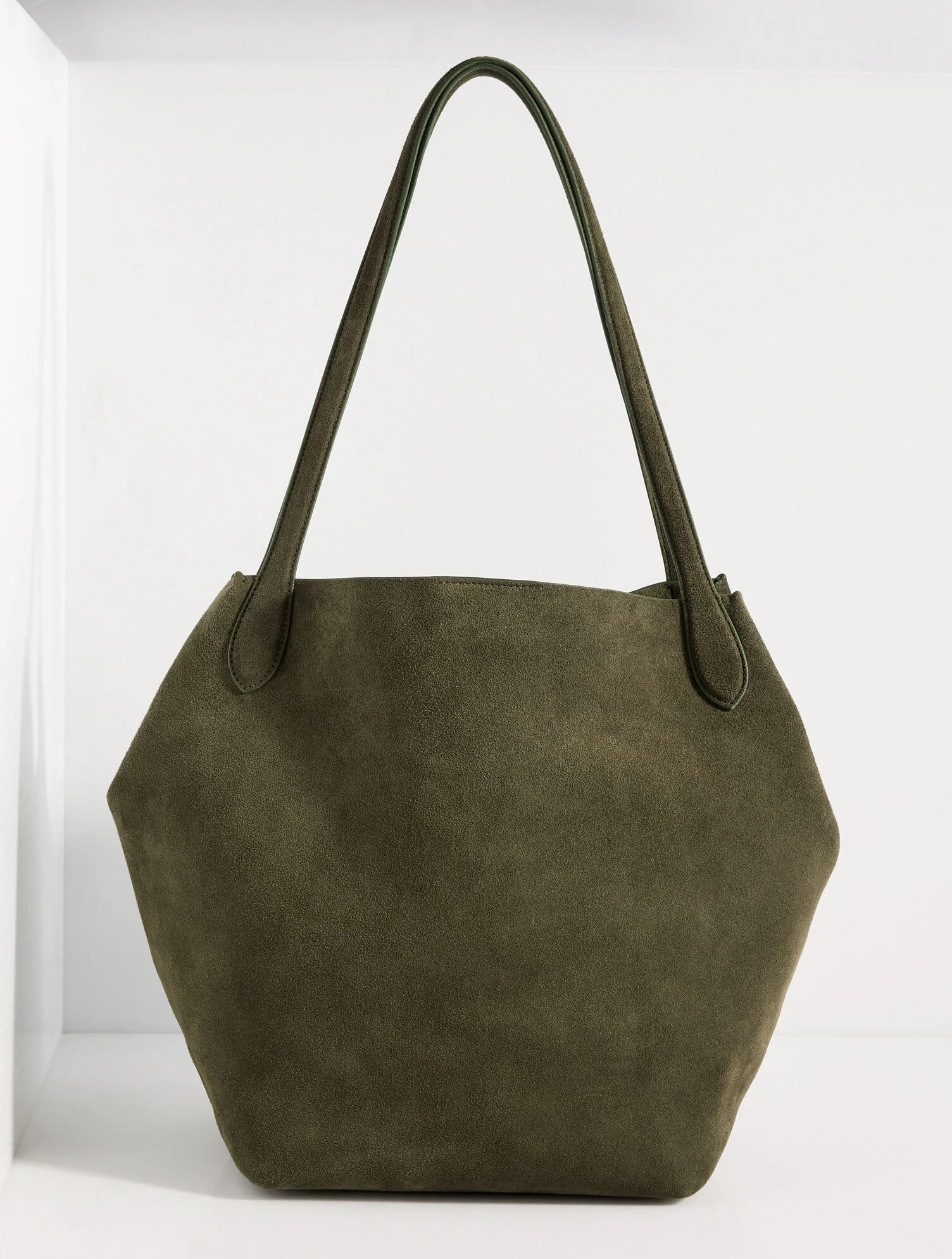 Linden Suede Tote | Talbots