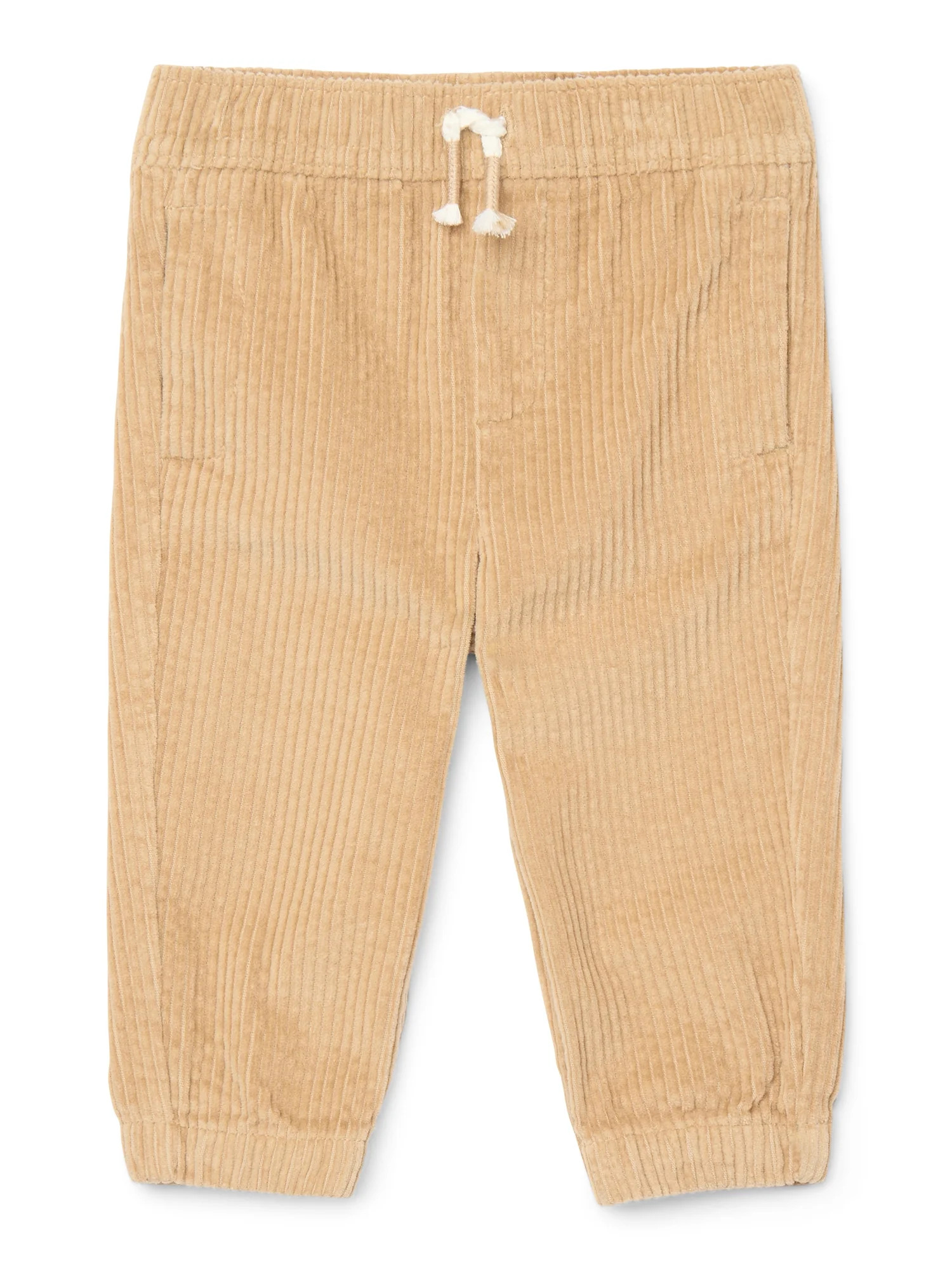 Garanimals Baby Boy Cotton Corduroy Drawstring Jogger Pants, Sizes 0M-24M | Walmart (US)