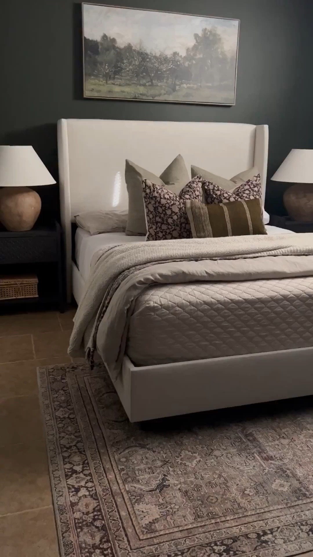 Bedroom Decor, moody bedroom ideas, Tilly bed, nightstands, bedding, bedroom inspiration, bedroom rug #bedroom

#LTKHome #LTKSaleAlert #LTKSeasonal