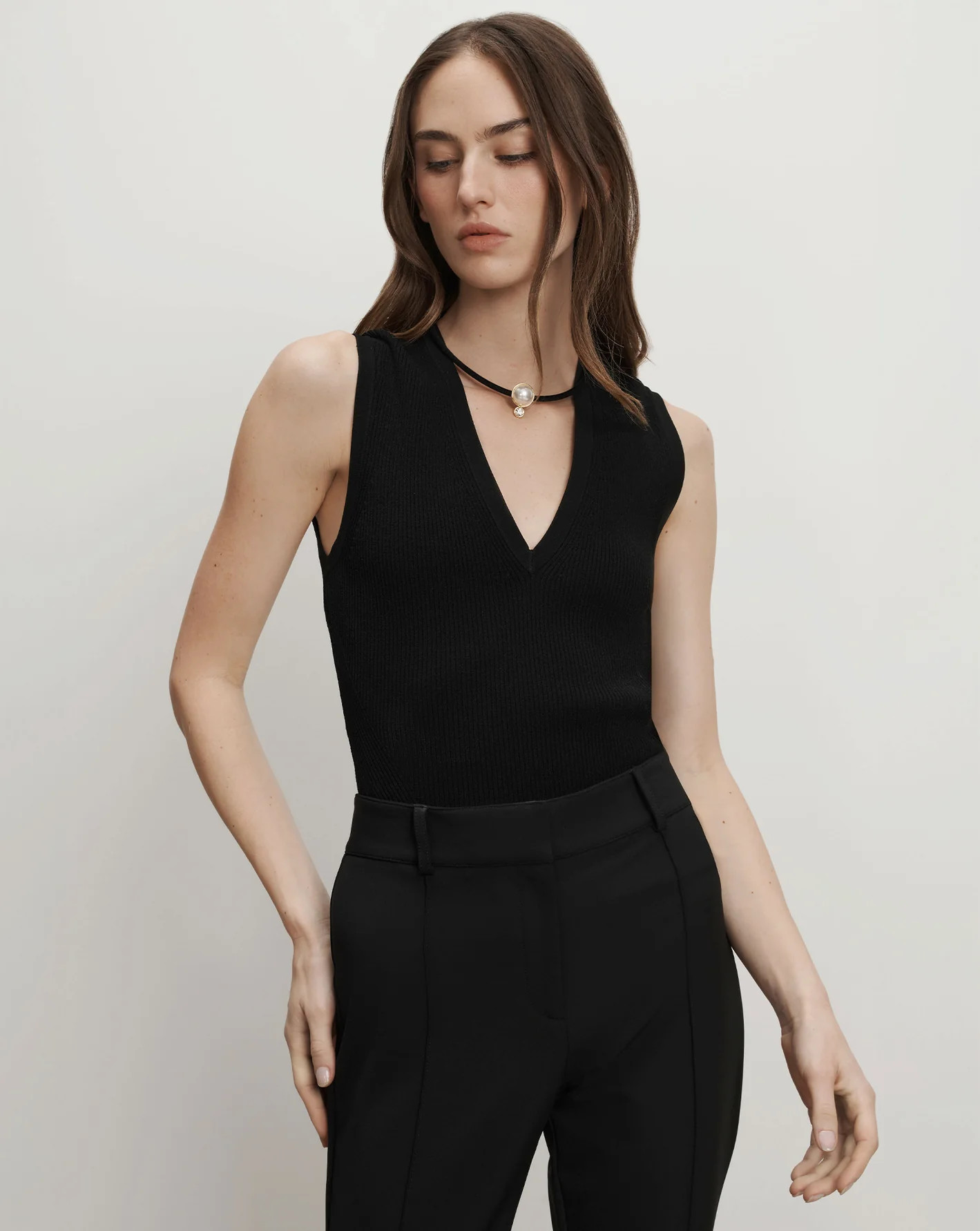 Sid Knit Tank Top | Veronica Beard