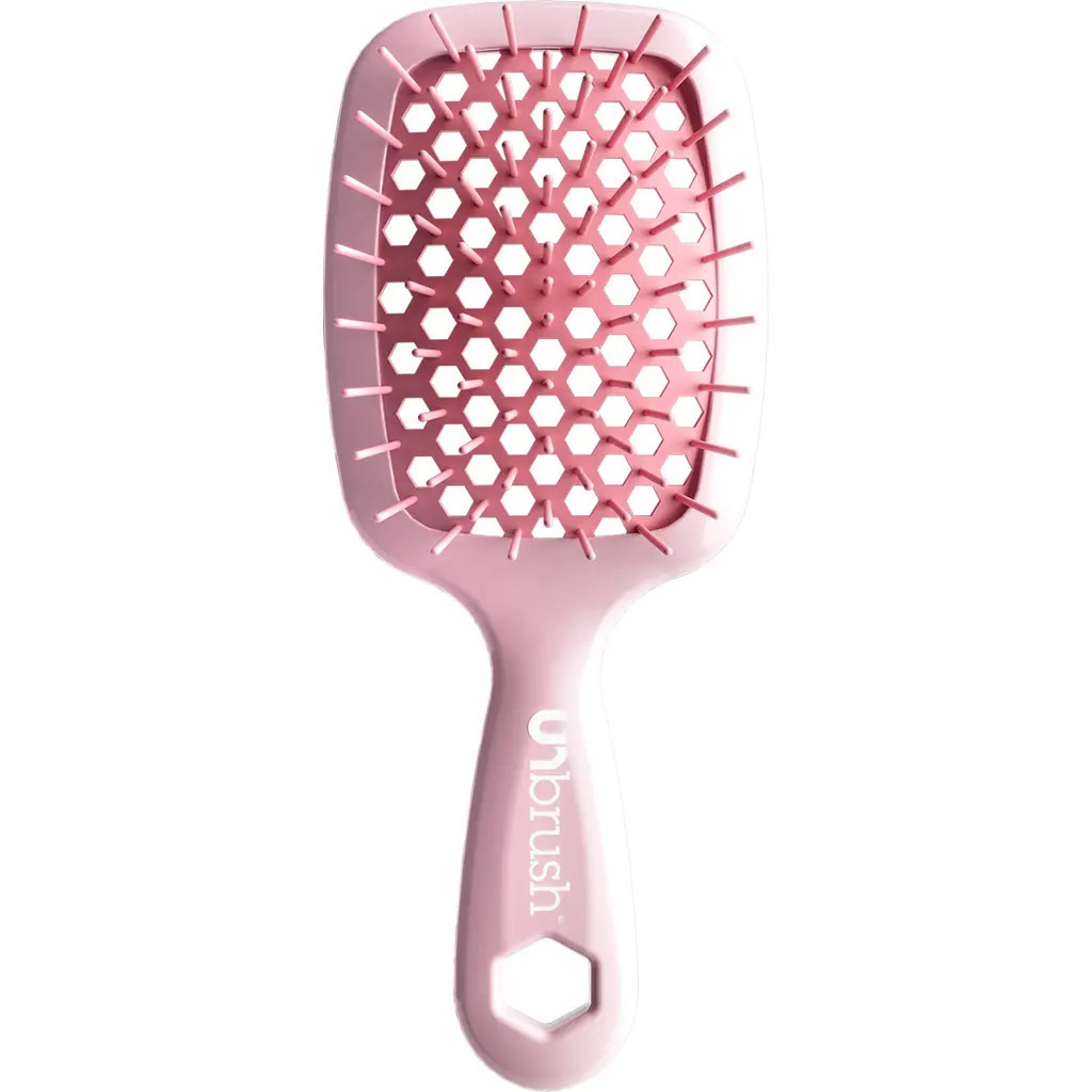 UNbrush Detangling Hair Brush Mini Pastel Collection in Pastel/Peony Light Pink at Nordstrom Rack | Nordstrom Rack