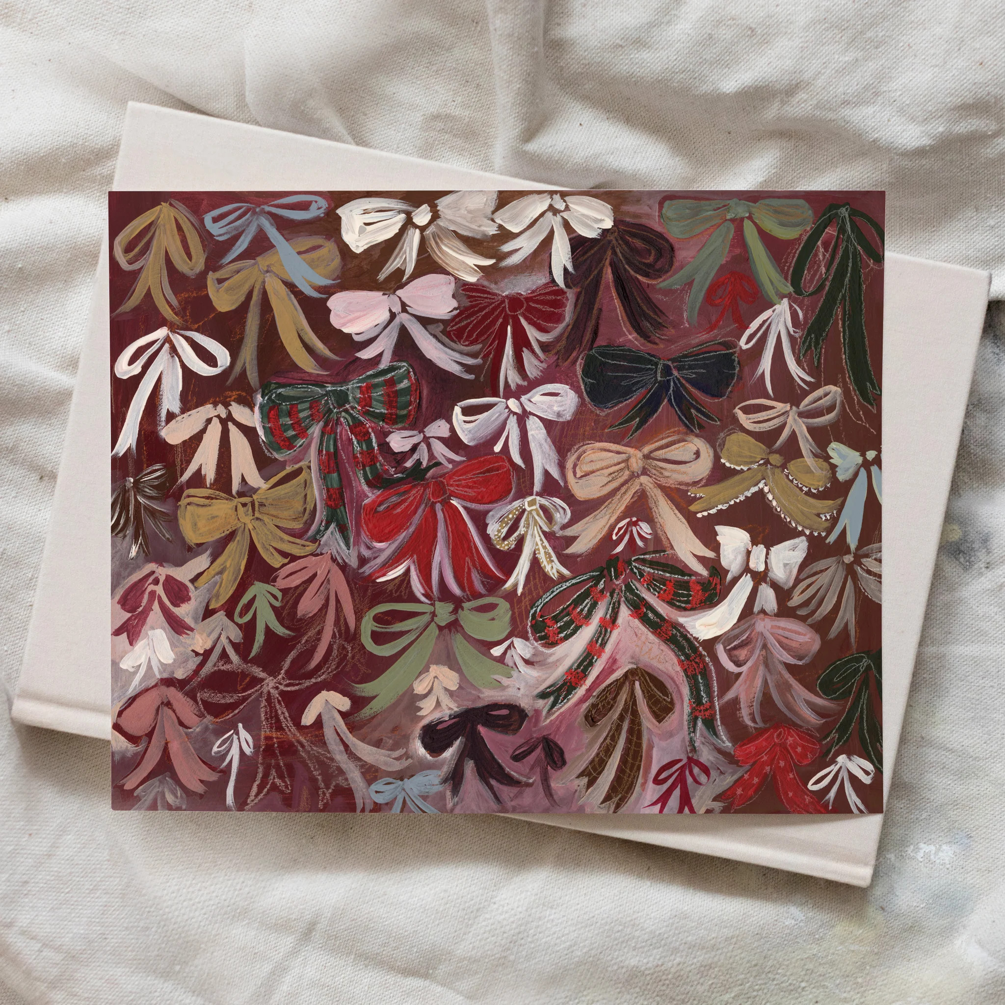 More Ribbons & Bows Luxe Art Print | Lindsay Letters, LLC